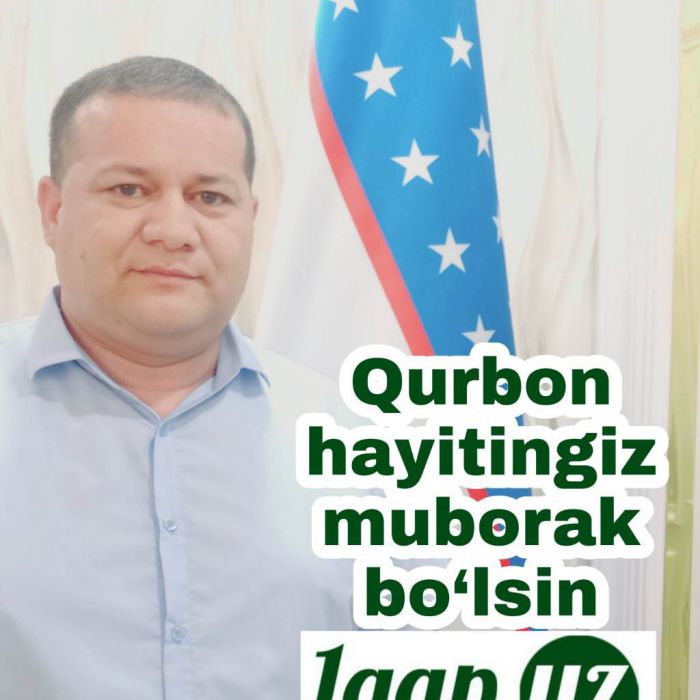 Qurbon Hayiti bayrami bilan chin qalbdan muborakbod etaman.