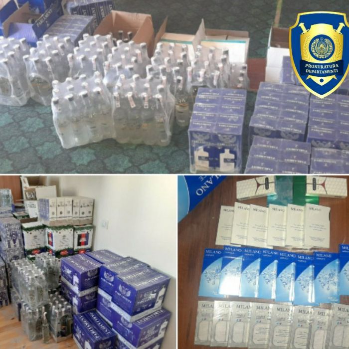 Yangiariq va Shovot tumanlarida qalbaki aktsiz markali mahsulotlarning muomalaga kiritilishining oldi olindi