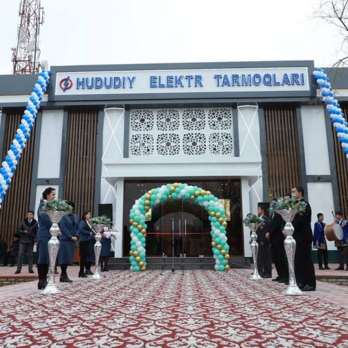 Yangibozor tuman elektr taʼminoti korxonasining yangi binosi foydalanishga topshirildi
