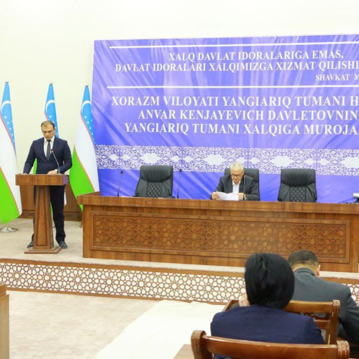 Yangiariq tuman Kengashining 62- sessiyasi