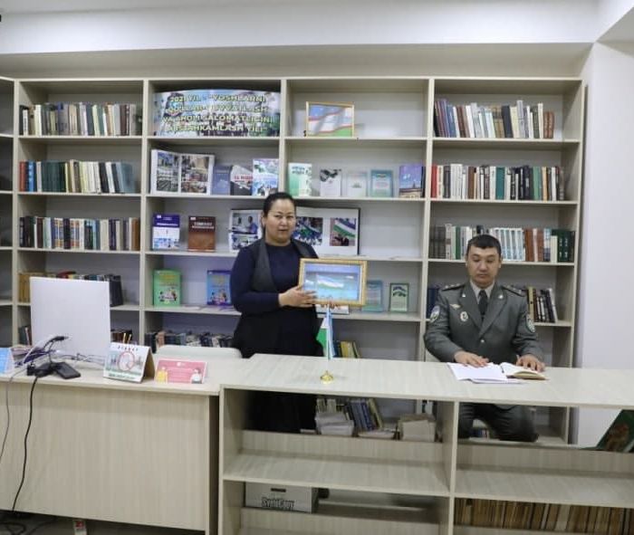 O‘zbekiston Respublikasi davlat bayrog‘i qabul qilingan kun munosabati bilan tadbir o`tkazildi