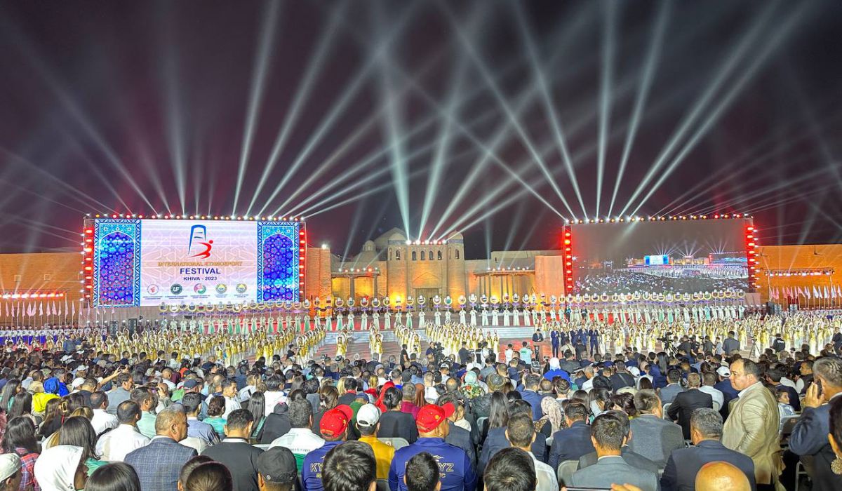 Ichan qalʼa majmuasida xalqaro etnosport festivali boshlandi.