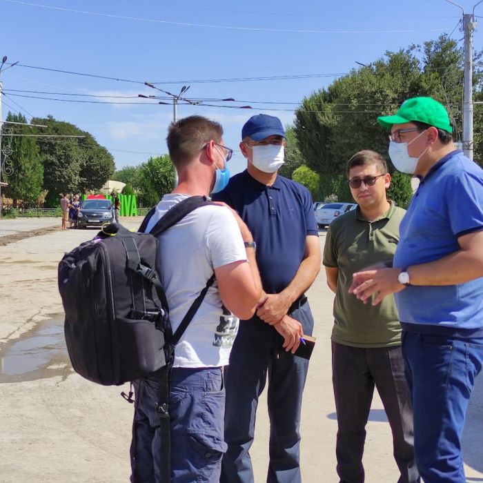 ХИВА ШАҲАР ҲОКИМИ ТЕМУР ДАВЛЕТОВ ЧЕТ ЭЛЛИК МЕҲМОН БИЛАН УЧРАШУВ